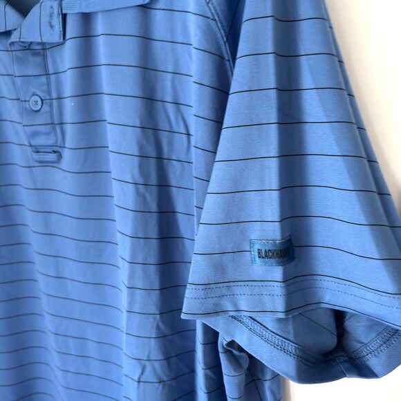 BLACKHAWK Men's Short Sleeve Pinstripe Performance Polo Golf Outdoors Size XXL - Picture 5 of 7